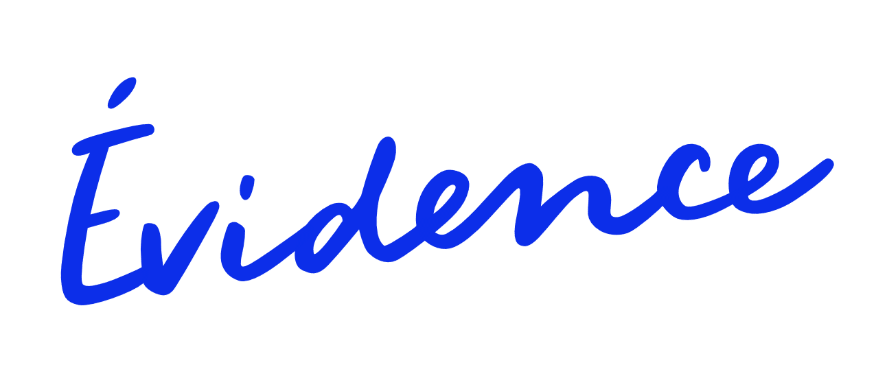 Logo texte Évidence - intelligence collective, coach et formation PCM à Cherbourg