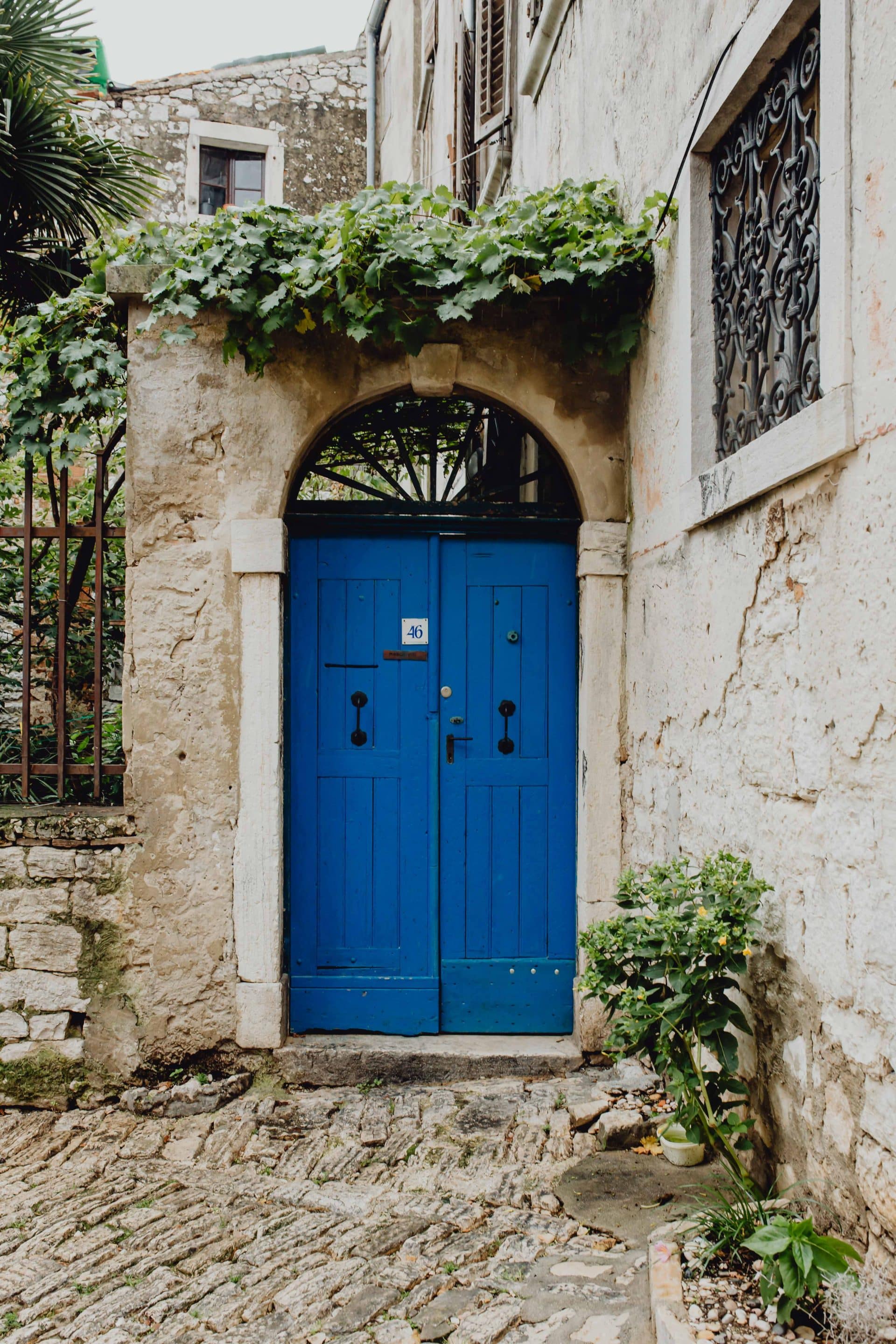 Porte bleue Cherbourg
